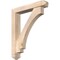 Ekena Millwork Imperial Arts and Crafts Smooth Bracket w/ Offset Brace, Douglas Fir, 5 1/2"W x 30"D x 36"H BKT0604X30X36IMP03SDF - alternate 1